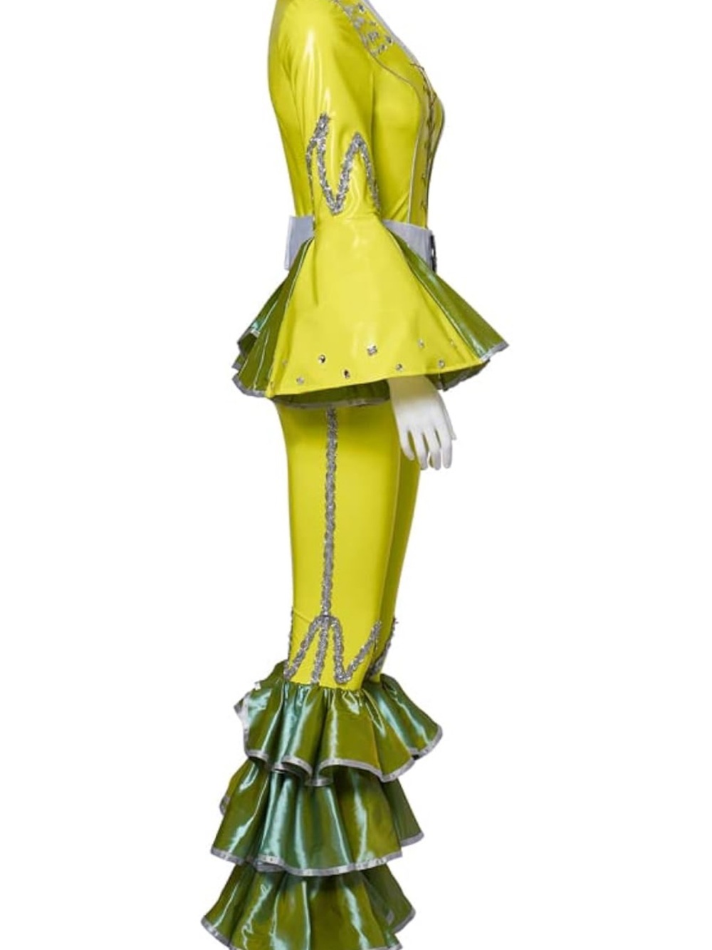 Size Small LoliMiss Womens Mamma Mia Cosplay Jumpsuit 1970 Dancing Disco Costum - Picture 3 of 16